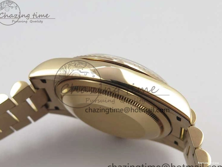 0111 Sophisticated Day-Date 36 RG 128239 Bp Maker Best Edition Silver Dial on RG President Bracelet 3132